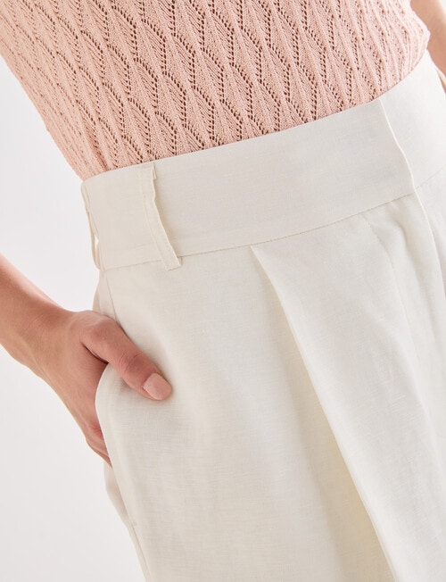 Whistle Wide Leg Pant, Cream product photo View 04 L