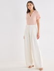 Whistle Wide Leg Pant, Cream product photo View 05 S