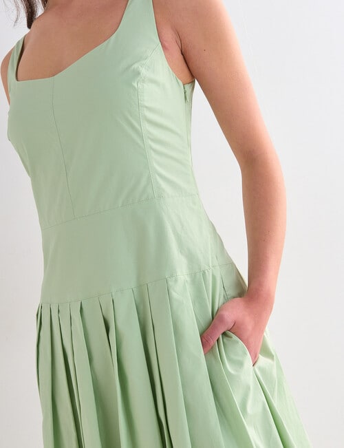 Mineral Pierette Panelled Sundress, Mint product photo View 05 L