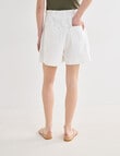 Mineral Roy Denim Shorts, White product photo View 02 S