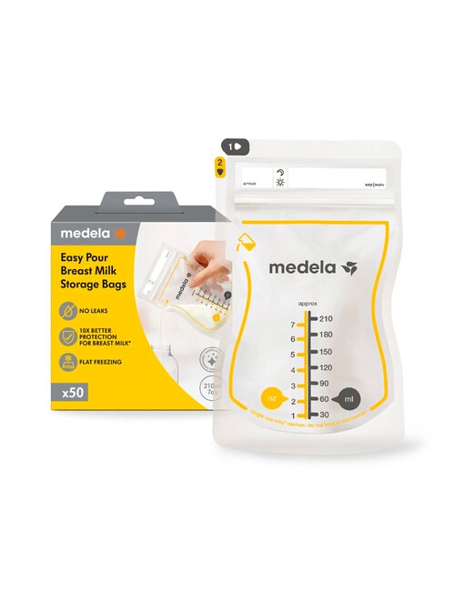 Medela Easy Pour Breast Milk Storage Bags, 50-Pieces product photo