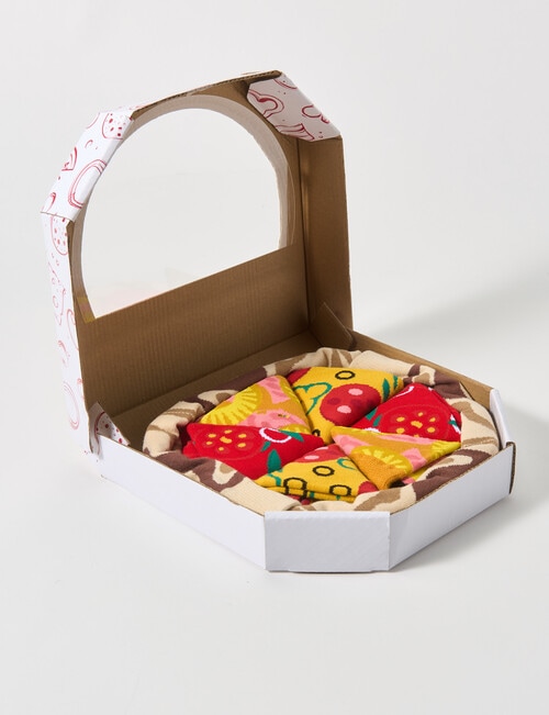Mazzoni Pizza Sock Giftbox, 4-Pack, Assorted product photo View 07 L