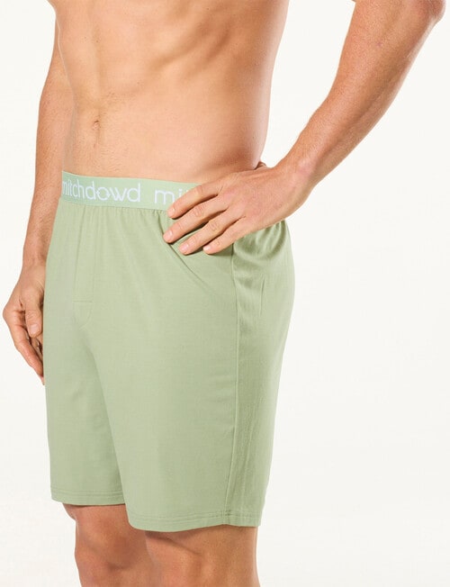 Mitch Dowd Bamboo Knit Sleep Short, Sage product photo View 03 L