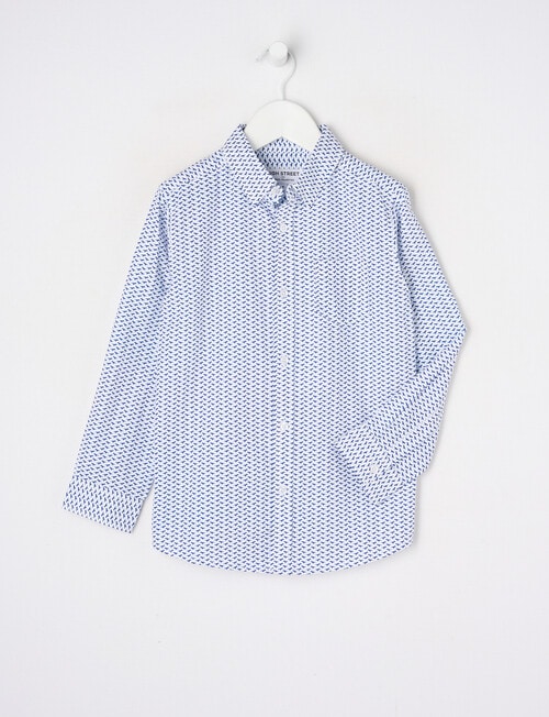 High Street High Street Dino Long Sleeve Shirt, Blue product photo