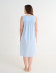 Ruby & Bloom Hailspot Sleeveless Nightie, Pale Blue, 10-26 product photo View 02 S