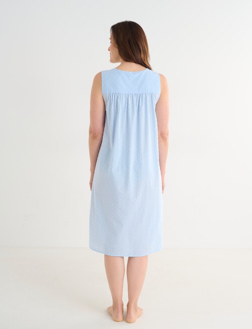 Ruby & Bloom Hailspot Sleeveless Nightie, Pale Blue, 10-26 product photo View 02 L