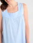 Ruby & Bloom Hailspot Sleeveless Nightie, Pale Blue, 10-26 product photo View 04 S