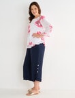 Ella J Layered Pant, Navy product photo View 03 S