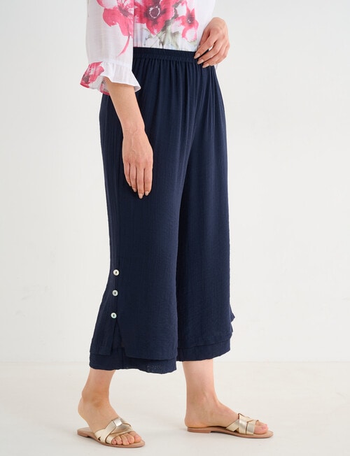 Ella J Layered Pant, Navy product photo View 05 L
