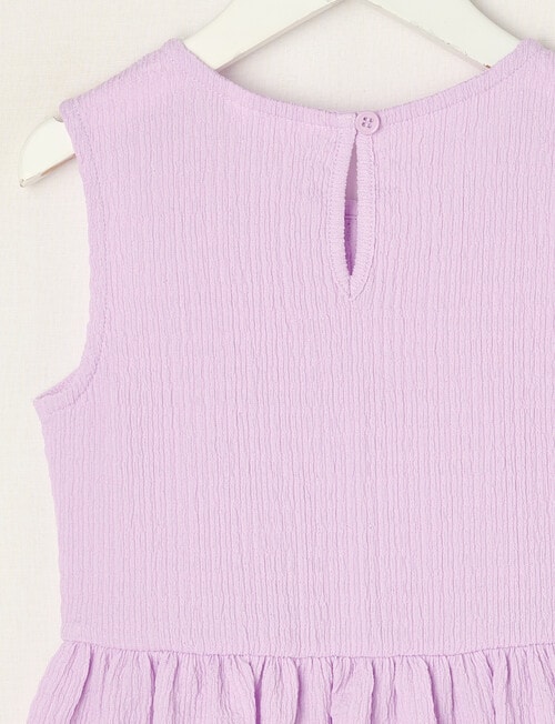 Mac & Ellie Amelie Peplum Bow Top, Lilac product photo View 02 L