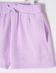 Mac & Ellie Amelie Short, Lilac product photo View 02 S