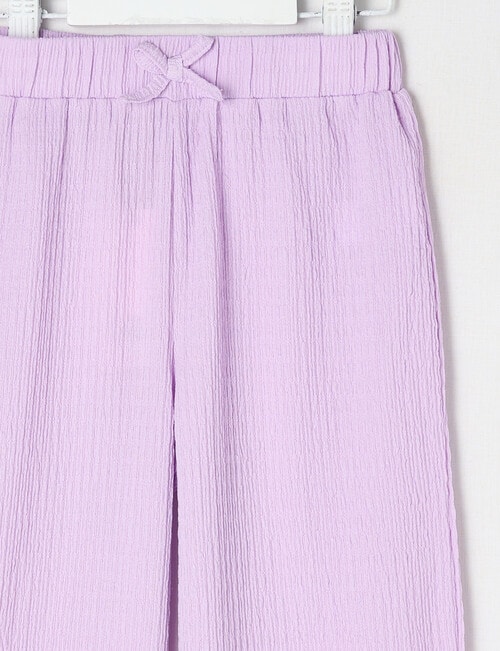 Mac & Ellie Amelie Wide Leg Pant, Lilac product photo View 02 L