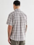 Logan Short Sleeve Shirt, Amaro Grey product photo View 02 S