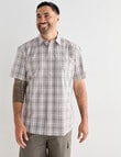 Logan Short Sleeve Shirt, Amaro Grey product photo View 05 S