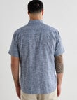 Logan Short Sleeve Shirt, Felix Indigo product photo View 02 S