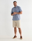 Logan Short Sleeve Shirt, Felix Indigo product photo View 03 S
