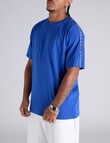 Champion Lux Taping Tee, Deep Royal product photo View 02 S