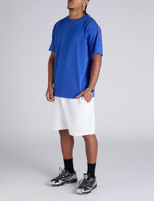 Champion Lux Taping Tee, Deep Royal product photo View 04 L