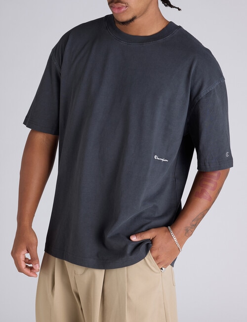 Champion Rochester Vintage Wash Tee, Black product photo View 02 L