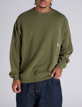 Champion Rochester Vintage Wash Crew, Immersive Olive product photo