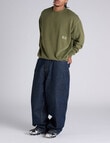 Champion Rochester Vintage Wash Crew, Immersive Olive product photo View 04 S