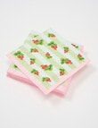 Terrace Fruit Paper Napkins, 33cm, Strawberry product photo