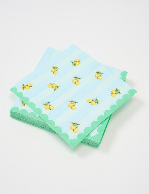 Terrace Fruit Paper Napkins, 33cm, Lemons product photo