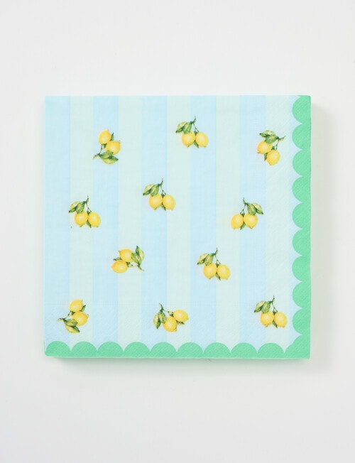 Terrace Fruit Paper Napkins, 33cm, Lemons product photo View 02 L