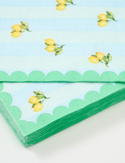 Terrace Fruit Paper Napkins, 33cm, Lemons product photo View 03 L