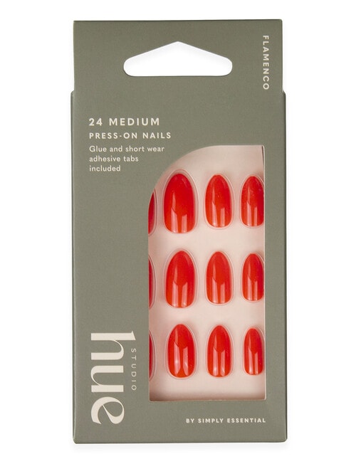 Studio Hue Press-on Nails Medium, Almond Flamenco product photo