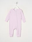 Teeny Weeny Sleep Unisex Waffle Sleepsuit, Orchid product photo