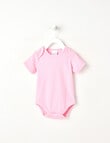 Teeny Weeny Essentials Rib Bodysuit, Pink product photo