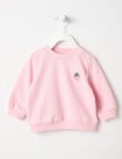 Teeny Weeny Lady Bug Play Strawberry Sweatshirt, Pink product photo