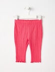 Teeny Weeny Lady Bug Play Heart Legging, Pink product photo