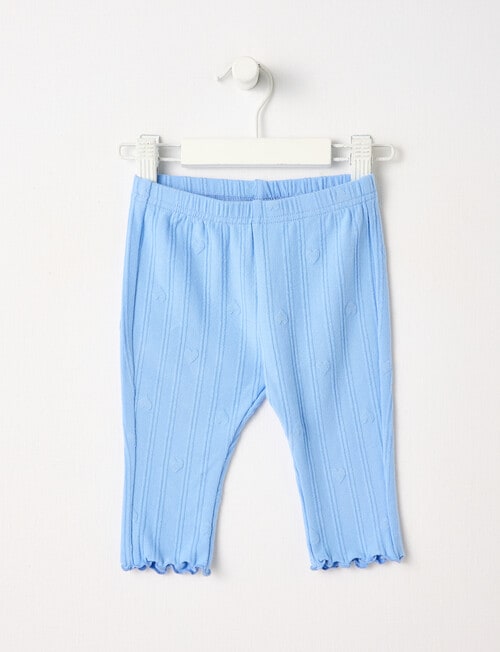 Teeny Weeny Lady Bug Play Heart Legging, Blue product photo