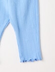 Teeny Weeny Lady Bug Play Heart Legging, Blue product photo View 02 S