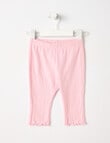 Teeny Weeny Lady Bug Play Heart Legging, Pink product photo View 02 S