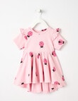 Teeny Weeny Lady Bug Play Knitted Dress, Pink product photo