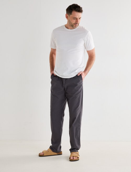Chisel Beach Pants, Charcoal product photo View 03 L