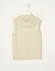 Mac & Ellie Hooded Tank, Sand product photo View 02 S