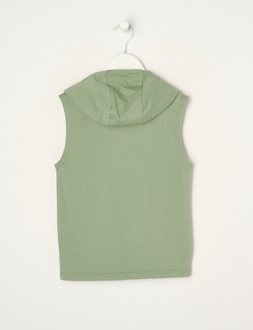 Mac & Ellie Hooded Tank, Sage product photo View 02 L