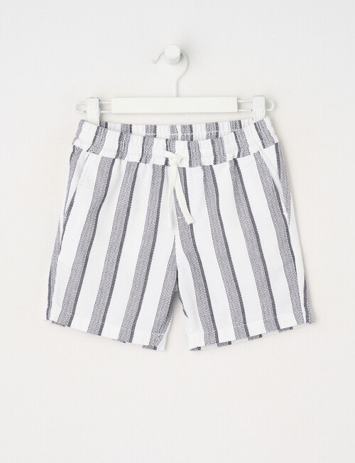 Mac & Ellie Stripe Woven Short, Natural product photo