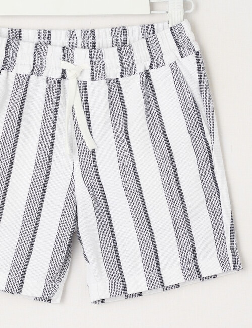 Mac & Ellie Stripe Woven Short, Natural product photo View 02 L