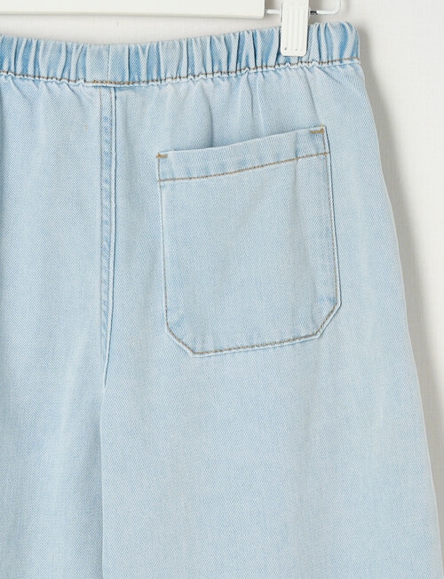 Switch Ella Pull On Wide Leg Jean, Light Blue product photo View 02 L