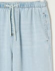 Switch Ella Pull On Wide Leg Jean, Light Blue product photo View 03 S