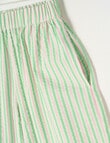 Switch Striped Wide Leg Pants, Light Green product photo View 02 S