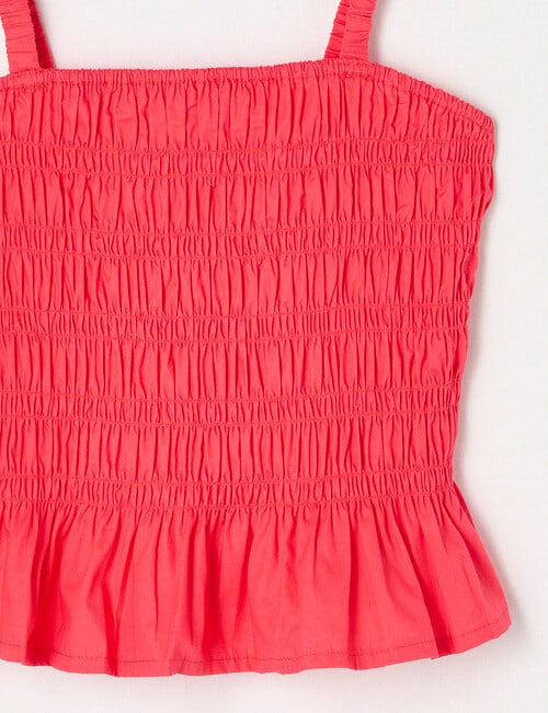 Switch Shirred Cami, Red product photo View 02 L