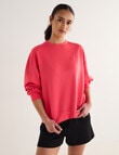 Superfit Premium Crew Sweatshirt, Neon Pink product photo