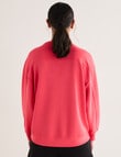 Superfit Premium Crew Sweatshirt, Neon Pink product photo View 02 S
