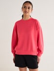 Superfit Premium Crew Sweatshirt, Neon Pink product photo View 06 S